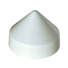 02072 Ultimate Dock Pier Products White Cone Piling Cap 602573010105
