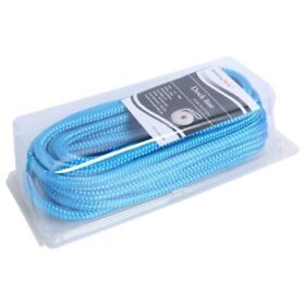 Ab-0414-bu 1/2 Inch X 35ft Double Braid Nylon Dock Line Mooring Marine Boat Rope Blue 1pc