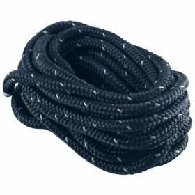 Ab-0478-bk02 1/2 X 20ft Blue Reflective Double Braid Nylon Boat Dock Line Mooring Rope 2pcs