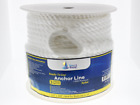 Db-166 1/2inch X 200foot White 3 Strand Twisted Nylon Anchor Line Boat Accessories