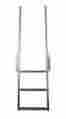 10829 Patriot Docks Aluminum Dock Ladder Step Universal Install Frame Mount Anti-slip Hardware Kit 0830043008295