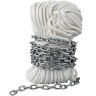Ugfsa005101627630523 12x20015x516 Vevor Galvanized Anchor Chain Rope Lead Line Boat 085443347853