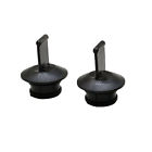 1857910 Black Pair Rubber Push- Livewell Lund Plugs Drain Pp-118 Boat