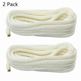 Ab-0723-wt 2 Pack 5/8 Inch 30ft Double Braid Nylon Boat Anchor Dock Line Mooring Rope White