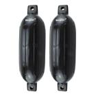 2-rfd-8-27bk Norestar New Two Pack Ribbed Fenders Deflated For Boat Or