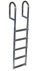 2045-f Dock Edge Welded Fixed Wide Step Ladder Steps 776113204504