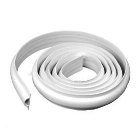 5011b-25c 25foot D Shape Dock Edging White Marine Grade Flexible Pvc Vertical Horizontal