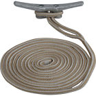 302119035g-w-1 Sea Dog Double Braided Nylon Dock Line Gold 035514302661