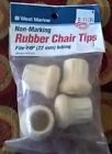 345324 West Marine Rubber Chair Tips Fits Mm Tubing 025282012244
