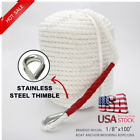 359594-214us King Us Stock White Strand Nylon Boat Anchor Mooring Rope