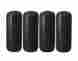 4-chf8-20b Norestar New Four Pack 8 X 20 Center Hole Fenders Bumpers Black