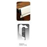 0400112 46062 Taylor Made Dock Pro White Vinyl Medium Edging 040011460622