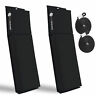 4615-1 Five Oceans Contour Flat Black Boat Fender Kit Of With