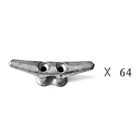 4indock-64 Simplified Living Galvanized Iron Dock Cleat 750325934954