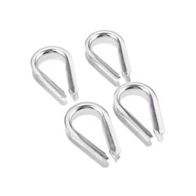 Szrk-u4 4pcs 1/2inch Wire Rope Chain Thimble For Boat Rigging Anchor Terminating