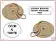 50-40041 Seachoice Pair Of 1 2 X 25 Premium Nylon Double Braided Dock Lines Gold White