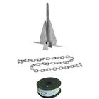 50-41722 Seachoice New Oem Galvanized Deluxe Splip Ring Fluke 753524427548