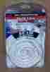52869 Boater Sports White Dock Line Double Braid 3 8 X 25 Nylon Boat 12 Eye Docking Boating