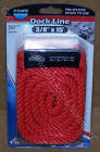 52922 Boater Sports Lot Of 4 Red Dock Line 3 8 X 15 Floating Mfp Rope 12 Loop Boat Docking New