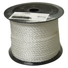 53482 Kimpex Solid Braid Rope Polyester Cord White Marine 779423146144