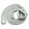 629k02000015 New England Ropes White Nylon Mooring Line Thimble 753963125036