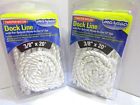 7-6352 Marpac Marine Boat Twisted Nylon Line White Lot 787766763522