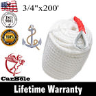 X200 711639834170 Carbole White Twisted Three Strand Nylon Anchor Rope