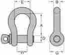8058705 Acco Chain Peer-lift Screw Pin Shackles Galvanized 3 4 In