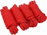 Ab-0417-rd04 Amarine Made Pack Inch Red Double Braid Nylon Dock Line