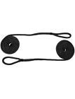 Ab-0489-bk Fender Line Pair Black Double Braided Nylon Boat Rope Factory