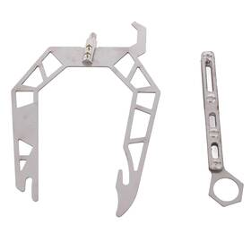 Acoutou49em5py13217-11 Acouto Mooring Rope Dock Hook Boat U Type Threader Stainless Steel Doc