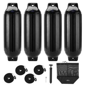 Affordura 680306692293 Boat Fender 4 Pack Bumpers Fenders With Ropes