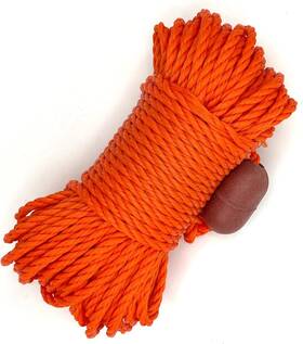 Airfly 343485783625 Twisted Polypropylene Rope - 1/4 Inch Floating Poly Pro Cord 100 Ft