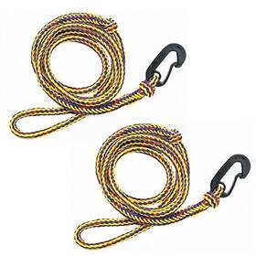 Airhead 077349994628 Pwc Boat Dock Line 7-feet Pack Of 2 Yellow / Black For Watercraft