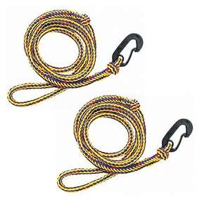 Airhead 737826015788 Pwc Boat Dock Line 7feet Pack Of 2 Yellow / Black For Watercraft