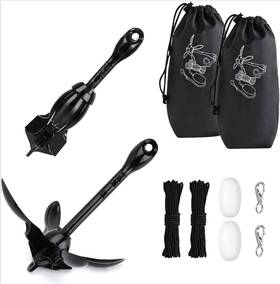 Alpinista 769326558274 Kayak Anchor Kit 3.5 Lb Paddle Board With 40 Ft Marine Rope 2 Pack