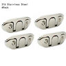 Am37-m1108s Amarine Made Marine Stainless Boat Dock Cleat Flip Up Folding