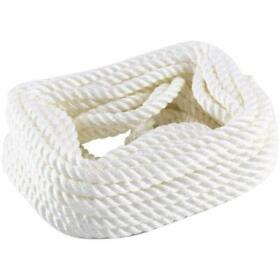 Ab-0415-bu Amarine Made 1/2 Inch 50ft Double Braid Nylon Dock Line Marine Mooring Rope Blue