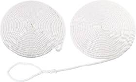 Ab-0470-wt02 Amarine Made 2pcs 1/2inch 35ft 3 Strand Twisted Nylon Boat Rope Anchor Dock Mooring Line