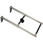 Amm-bl-2steps-304 Stainless Steel Telescoping Boat Ladder Step 700621157519
