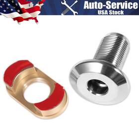 Omtbv01215 Amnnarie 3/8ftft Quick Release Fender Receiver And Brass Nut Plate Boat Marine Lock Kit