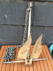 D2000 Anchor Boat Usa Danforth Vintage Lbs 20 Chain Patented Tie