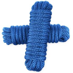 Ab003-dl3802-15ft-bl Aoleba Us1 Boat Rope 3/8ftftx 15ftdock Line Anchor Double Braided Nylon