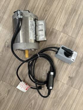 13710 Aqua Marine Supply Hefty Hoist 3/4 Hp Boat Lift Motor W Control Plug In 115v New