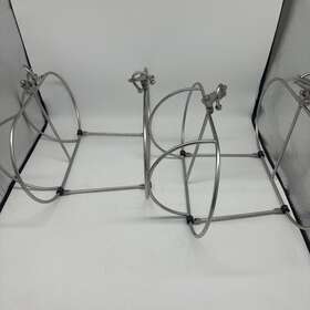 As The Description Shows 051979171287 2 Foldable Boat Fenders Holder Rack Stainless Steel Double Fender