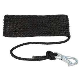 11742-7 Attwood 3/8x50 Solid Braid Mfp Anchor Line Black