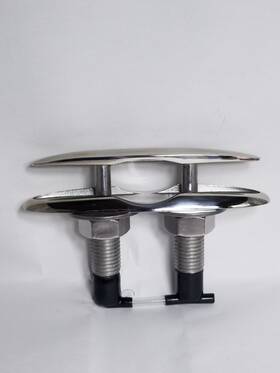 Attwood 335870024311 Marine 8 Inch Neat Cleat Assembly Stainless Steel Pop-pull-up