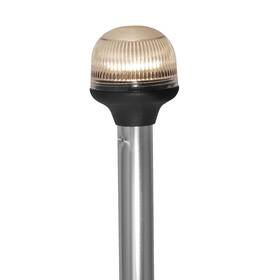 5350-pa20-7 Attwood Marine All-around Fold-down Incandescent Light - 20 Inch Aluminum Pole 12v