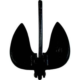 A7j-9935b1 Attwood Marine Navy 20lb Pvc Coated Cast Iron Boat Anchor For 50ft Length