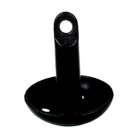 A7j-9941b1 Attwood Marine Mushroom 8lb Pvc Coated Cast Iron Boat Anchor For 34ft Length